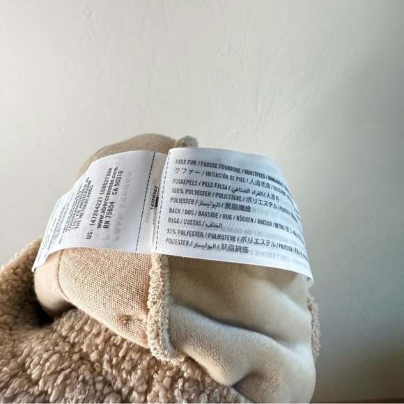 Abercrombie & Fitch Sunday Sherpa Joggers Sesame Size Small - Picture 7 of 8
